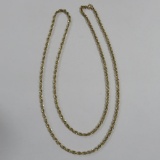 14kt yellow gold chain, 30