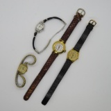 Four vintage ladies watches