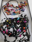 Two Hand made beaded necklaces