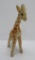 Steiff mohair giraffe with button, 10 1/2