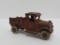 Cast iron stake bed truck, 3 1/2