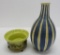 Two pieces of Mid Century Modern art pottery