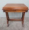 Walnut dressing table with mirror, 24