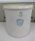 8 gallon UHL Acorn Wares Pottery, Huntingeurg Indiana, with original tag!