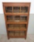 Oak Macey 34-9 four stack lawyer, barrister bookcase