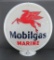Mobilgas Marine and Mobilgas Special, gas pump globe, two sided, 15