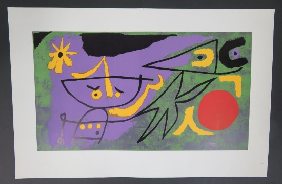 1955 Miro Print, 23" x 35"