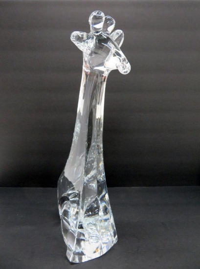 Daum crystal giraffe, 15"