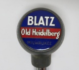 Blatz Old Heidelberg ball knob, beer tap marker