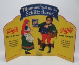 Schlitz prohibition era cardboard sign, Schlitz malt syrup, 30