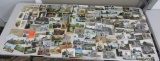 About 136 vintage postcards, Waupon prison and travel sites Wisconsin and Illinois