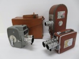 Three vintage 8 mm cameras, Keystone
