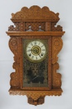 Sessions carved wall clock, 27