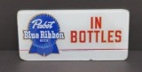 Glass Pabst Blue Ribbon in Bottles sign, 11