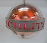 1968 Schlitz rotating globe light, working, #82709