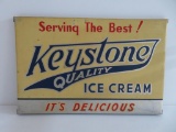 Keystone Quality Ice Cream metal sign, 18