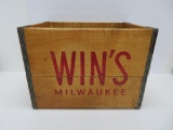 Win's Milwaukee wood crate, 12