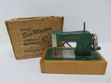 Kay an EE Sew Master sewing machine with box, US Zone Germany, working