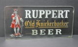 Glass sign, Ruppert Old Knickerbocker Beer, 12