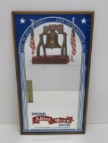 Adler Brau Beer mirror, Liberty Bell, Geo Walter Appleton Wisconsin, 12