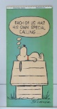 Vintage Hallmark Peanuts poster, 18 1/2