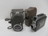 Kodak, Filmo and Excel 8 mm and 16 mm movie cameras