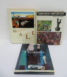 Three art books, Piccaso, Dali and 20th Century Art