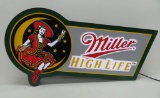 Miller High Life, Lady on the moon lighted sign, 40