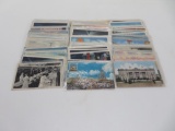 About 139 Worlds Fair postcards, singles and booklet