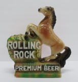 Rolling Rock Premium Beer plaster sign, 11