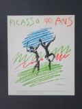 1971 Milwaukee Ballet Irving Galleries Poster, Picasso 90 Ans, 20