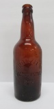 P Binzel beer bottle, amber, 9