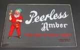 Peerless Amber glass sign, LaCrosse Wisconsin, 12
