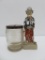 Charlie Chaplin glass still bank candy container, 4