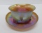LCT Tiffany finger bowl and underplate