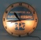 Glass and Mirror PPG Industries light up clock, 16