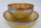 Tiffany finger bowl and under plate, marked LCT