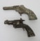 Two vintage cap guns, cast metal, Big Bill and unmarked, 5