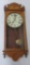Waterbury wall clock, Oak ornate 30 day wall clock, 43