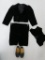 Adorable Childs vintage outfit with shoes, velvet, Little Lord Fauntleroy style
