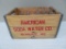 American Soda Water Co MIiwaukee soda crate and 17 red and white pyro bottles