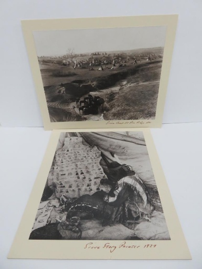 Two real Native American photos, 1800's Souix