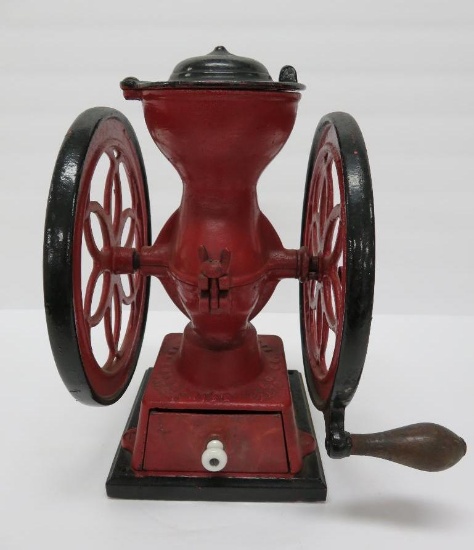 Enterprise Fly Wheel coffee grinder, table top, 12 1/2"