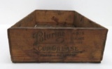 Polarine cup grease wood box, Standard Oil Company