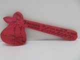 Tomahawk Wisconsin advertising piece, railroad CM StP & P, two sided, 12