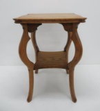 Oak side table, 18
