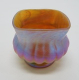 LCT Favrile,Tiffany miniature cabinet vase, 8531 C, 1 3/4