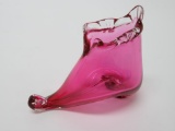 Charles Lotton art glass shoe,6/200, 5