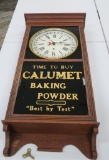 Sessions Calumet Baking Powder advertising clock, #2 regulator wall clock, 38