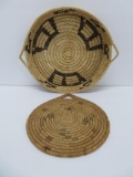 Eskimo and Papago woven basket and trivet, 7